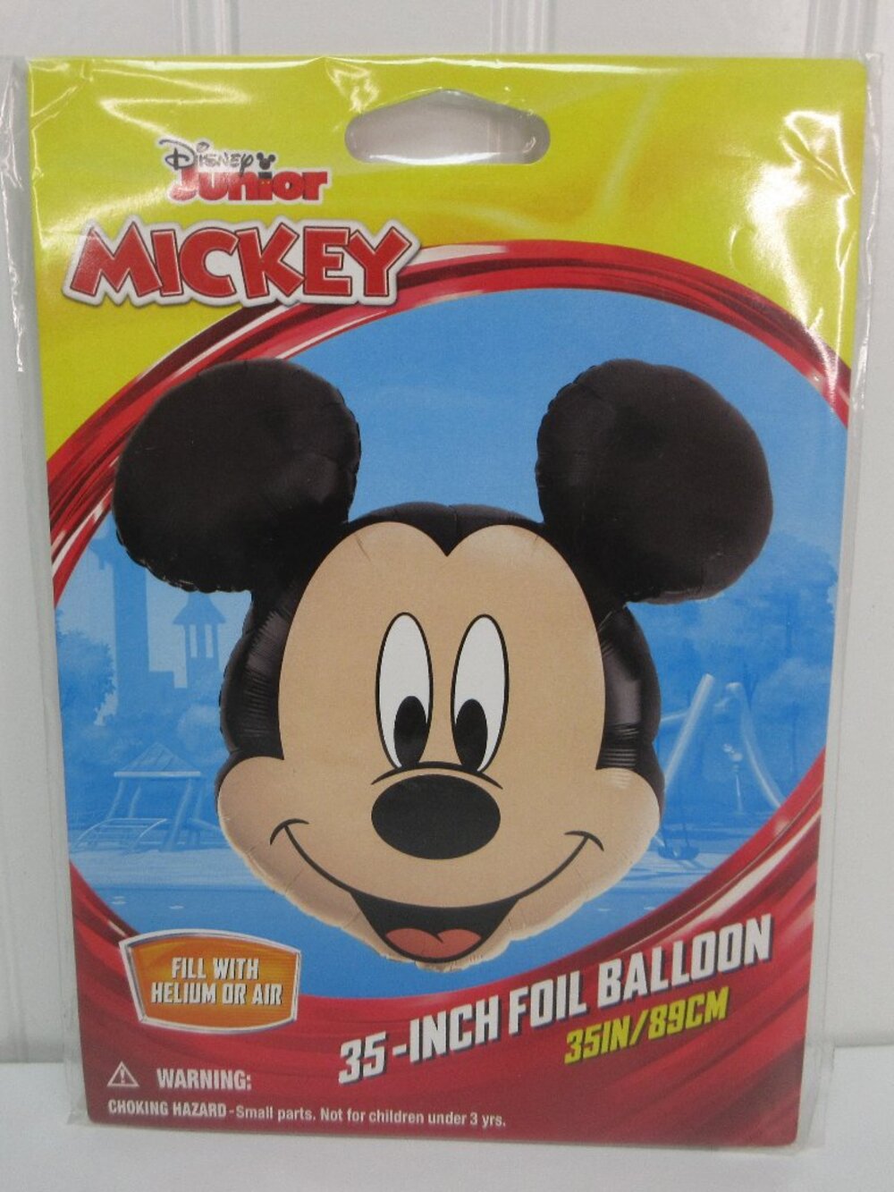 Disney Mickey Mouse Face All Occasion and For All Ages 35" Foil Balloon